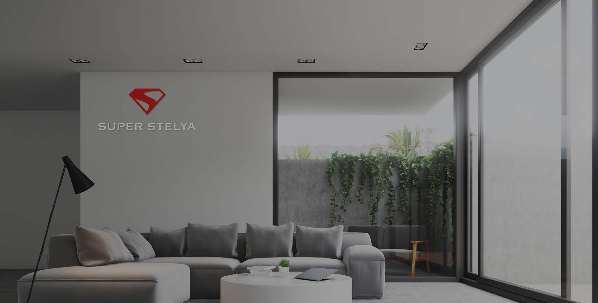 Фото білої тканинної стелі