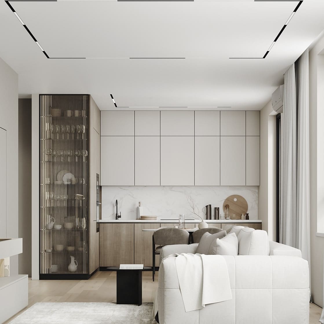 Натяжна тканинна стеля Дескор фото