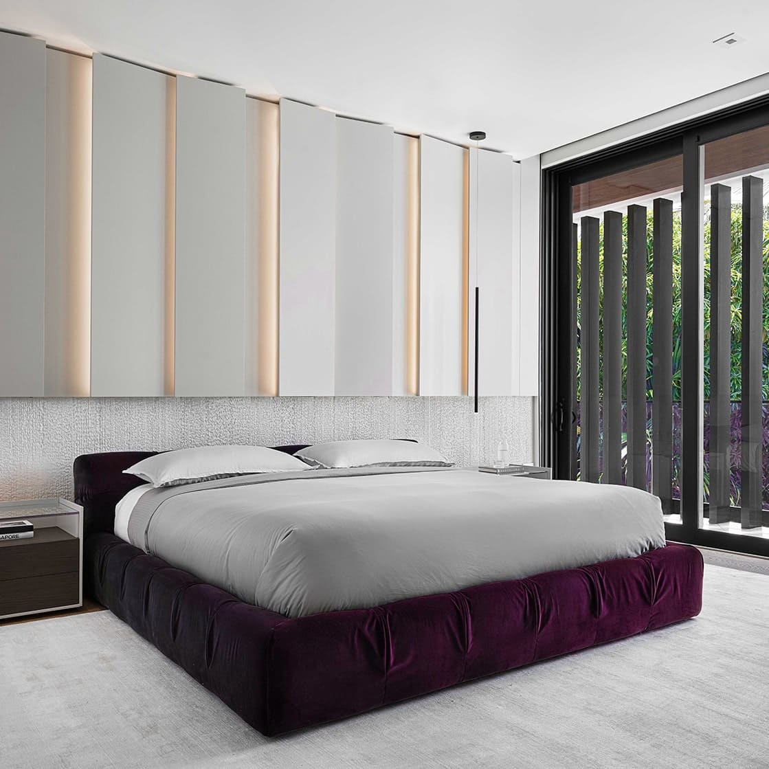 Фото стелі з тканини Дескор