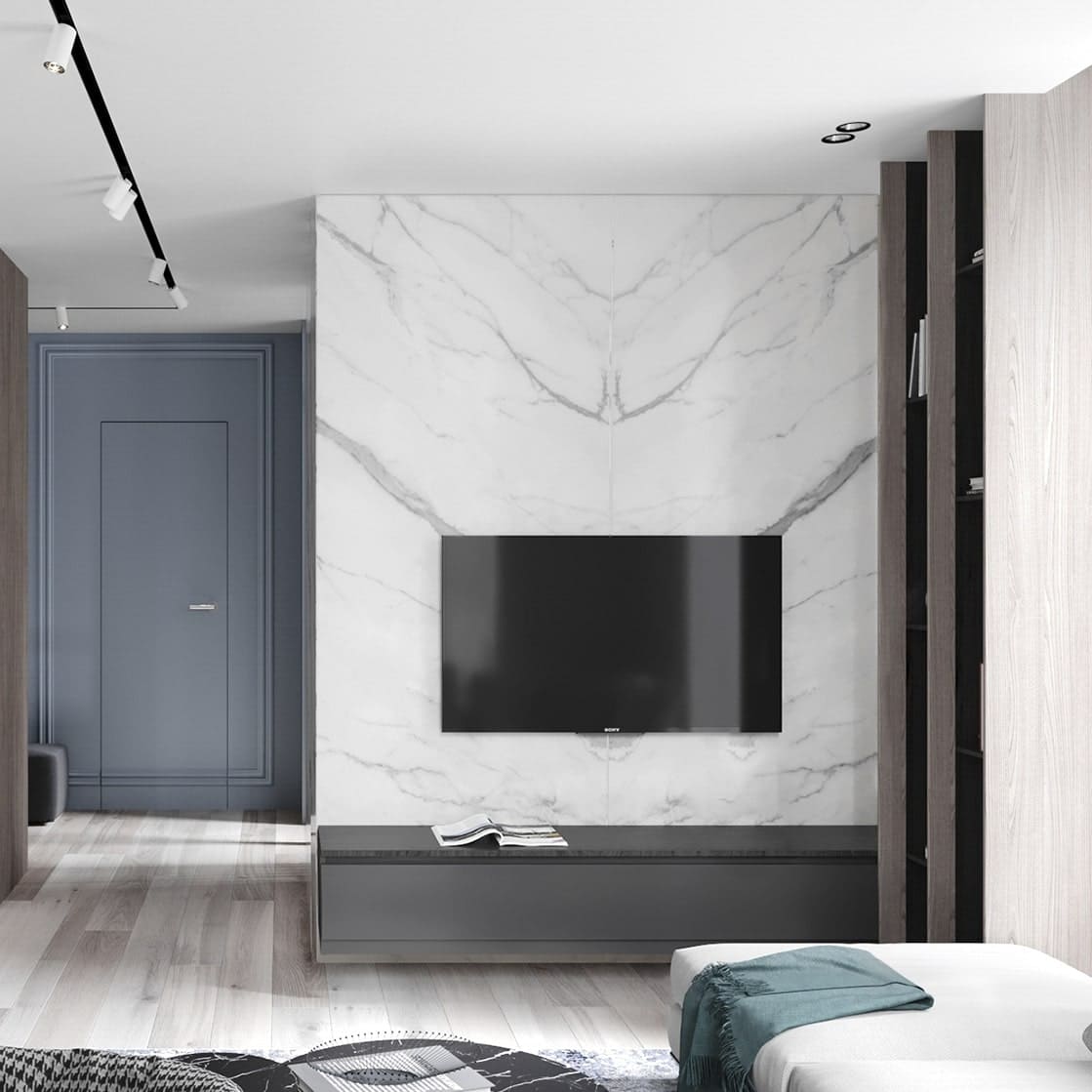 Фото тканинної стелі Дескор