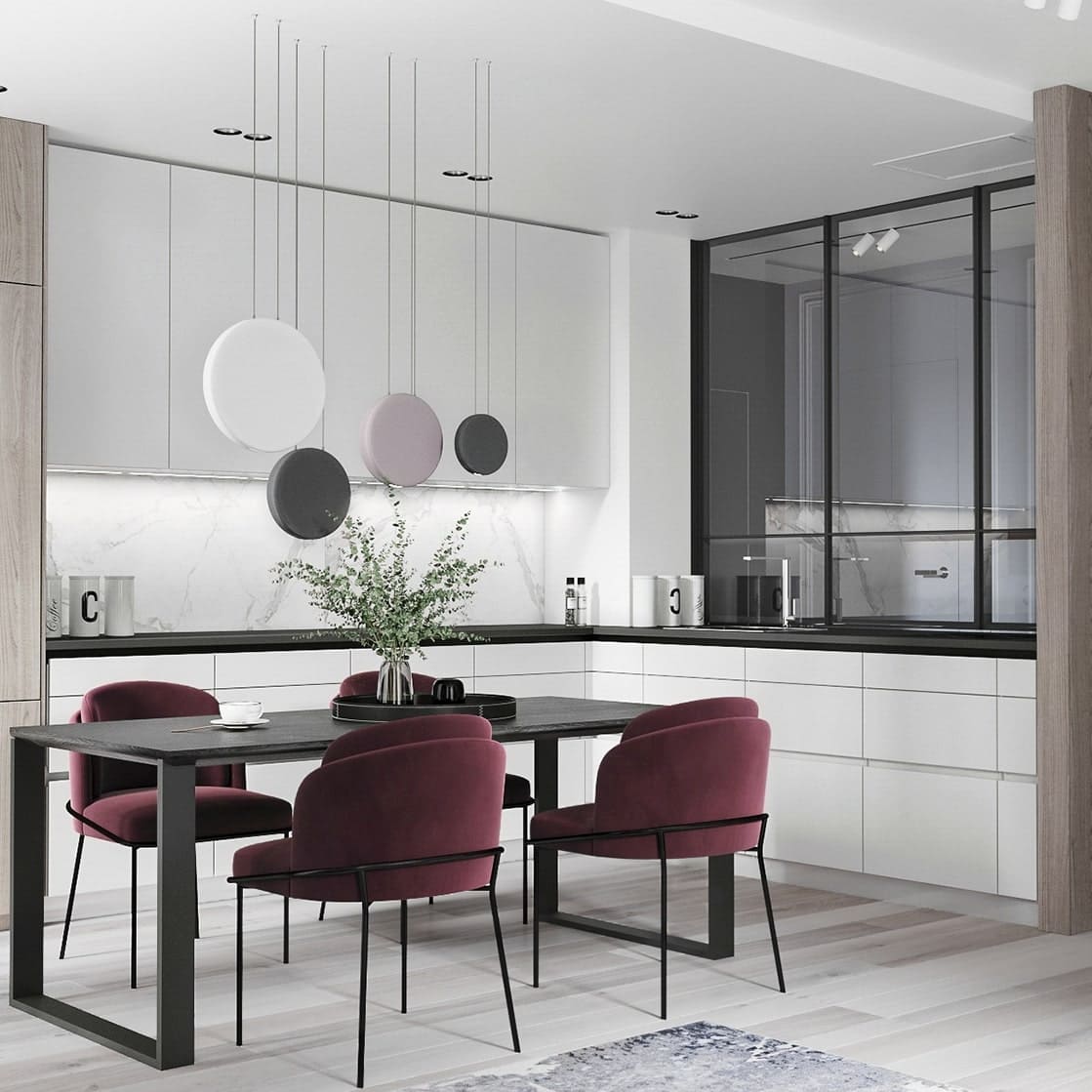 Фото дворівневої тканинної стелі