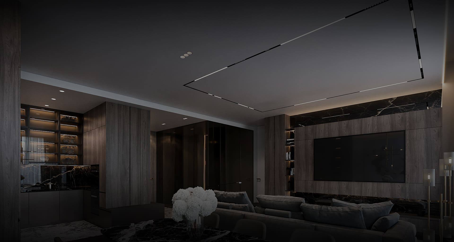 Тканевые потолки в Одессе фото